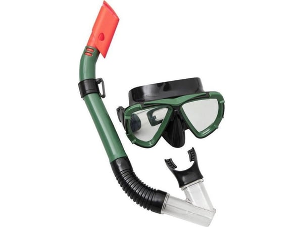Bestway 24053 / 23, Voksen, Halv ansiktsmaske, Snorkling, Polykarbonat, Assorterte farger, 14 år
