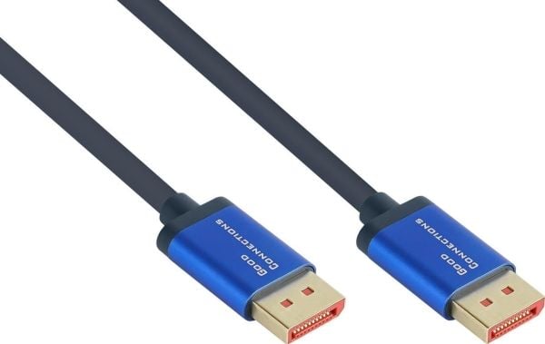 Alcasa 4814-SF010B, 1 m, DisplayPort, DisplayPort, Hankoppling, Hankoppling, 7680 x 4320 pixlar