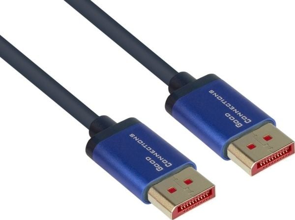 Alcasa 4814-SF030B, 3 m, DisplayPort, DisplayPort, Hankjønn, Hankjønn, 7680 x 4320 piksler