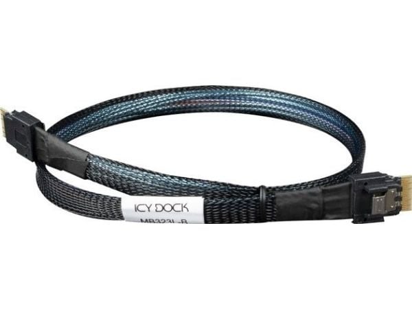 ICY DOCK-kabel SlimSAS 4i SSF-8654 til SlimSAS 4i, SFF-8654-kabel-0,5M