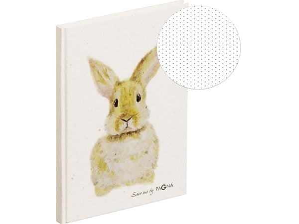 PAGNA Hare-muistikirja DIN A5 pisteverkko beige