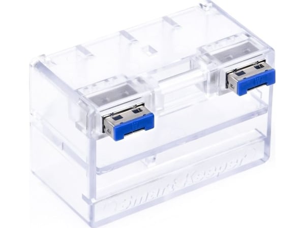 Smartkeeper CSK-NM10/P8, Portblokker, RJ-45, Gjennomsiktig, Plast, 1 stykker, 60 mm