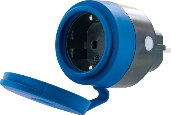 Schwaiger SOAW0044, sininen, harmaa, IP44, 230 V, 16 A, 50 Hz, 106 g