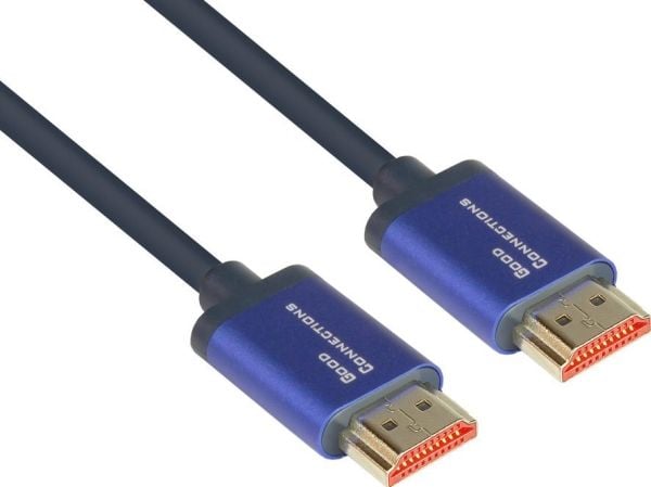 Alcasa 4521-SF005B HDMI-kabel 0,5 m HDMI Type A (Standard) Blau (4521-SF005B)