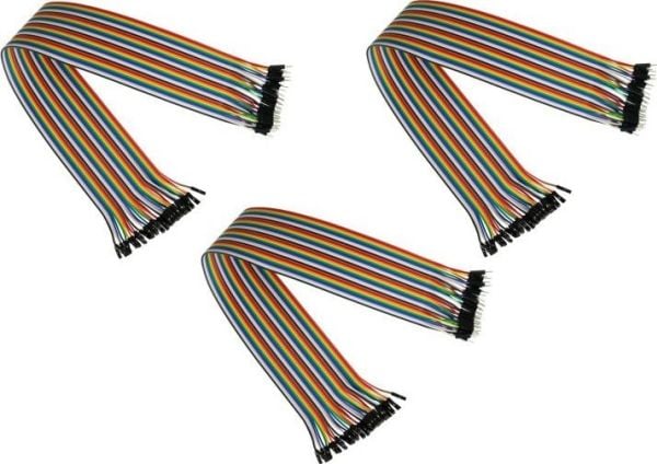 Alcasa kabelmeister Jumper Wire 40-Pin St-Bu 3-pk 20 cm Alcasa kabelmeister Jumper Wire 40-Pin St-Bu 3-pk 20 cm
