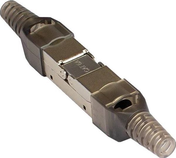 Kabelkontakt kat. 6A, verktøyfri / feltmontering, LSA, STP-skjermet, metall, Good Connect (GC-N0150)