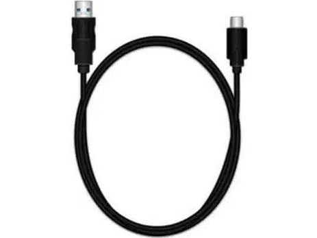 MediaRange USB-C-skuff/datakabel USB 3.1 10Gbit/s 1,2m sw