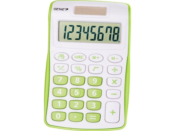 GENIE 120 G - Lommekalkulator - 8 sifre - batteri
