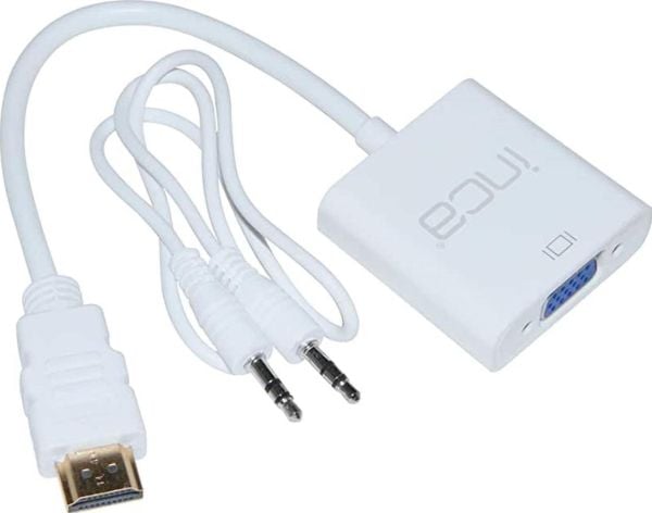 Adapter AV Inca INCA Adapter IHTVJ-7TB HDMI > VGA St. + USB-lyd, 1080P, detaljhandel
