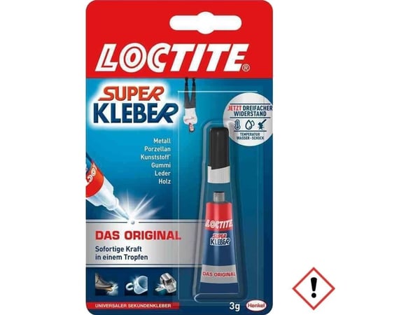 Loctite superlim væske, tube med 3g, 9H LTK1C Loctite superlim væske, tube med 3g, 9H LTK1C