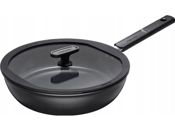 Fiskars Hard Face - Traktörpanna med lock - 28 cm - 3.5 L - nonstick-beläggning