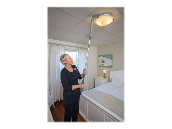 Vikan - Mopin sisäkahva - polyeteeni, anodisoitu alumiini, polyvinyylikloridi (PVC) - harmaa