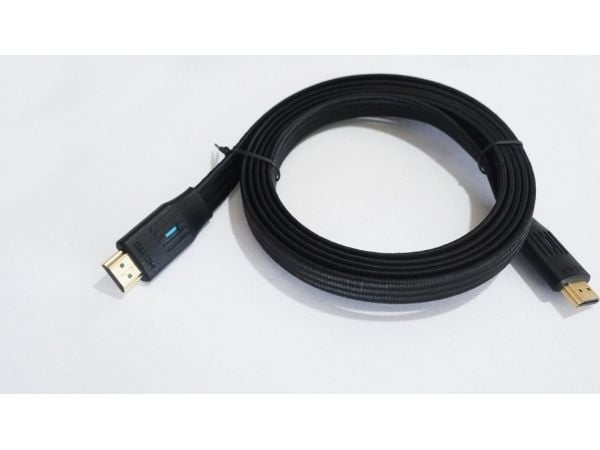 TB-kaapeli HDMI v 2.1 litteä 2m musta