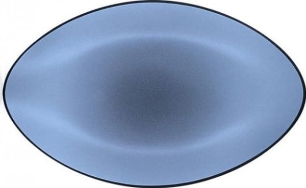 Revol EQUINOXE oval tallerken 35x22,3 cm blå