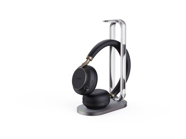 Yealink BH76 - Hodesett - on-ear - Bluetooth - trådløs - aktiv støydemping - USB-A via Bluetooth-adapter - svart - Certified for Microsoft Teams