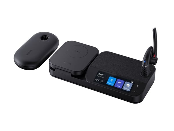 Yealink BH71 Series Workstation Pro - Hodesett - i øret - over-øret-montering - Bluetooth - trådløs - USB-A via Bluetooth-adapter - Certified for M...