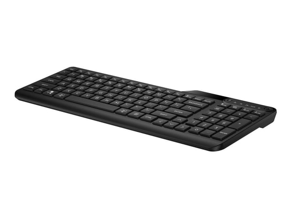 HP 475 - Tastatur - dobbelmodus, multi-enhets, kompakt, 2-sonersoppsett, lavprofils tastebevegelse, 12 programmerbare knapper - trådløs - 2.4 GHz, ...