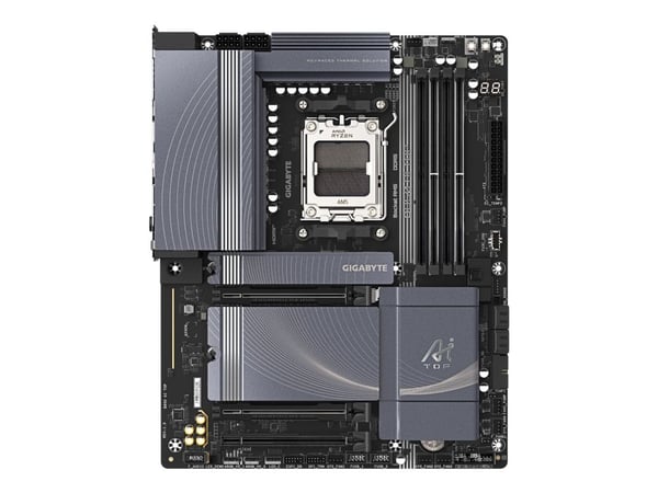 Gigabyte B850 AI TOP - Hovedkort - ATX - Socket AM5 - AMD B850 Chipset - USB-C 3.2 Gen 2x2, USB 3.2 Gen 2, USB 3.2 Gen 1 - Wi-Fi 7, 2 x 10 Gigabit ...
