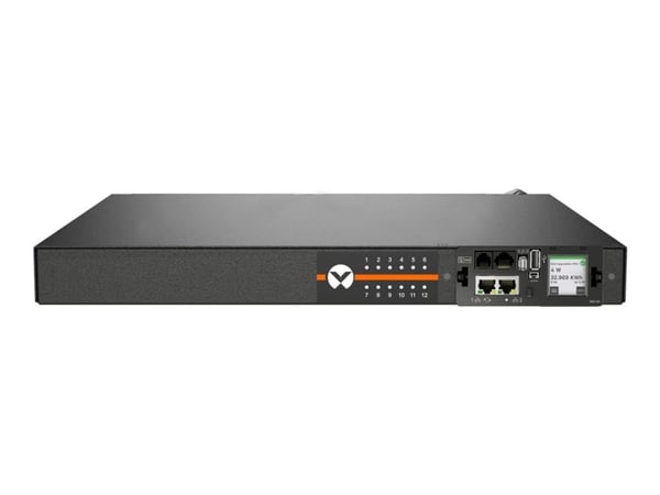 Geist Switched Outlet Level Monitoring MUU5M1R5-12CF17-2C20A9H00-S - Strømfordelerenhet (kan monteres i rack) - AC 120/208/230 V - 3.6 kW - Etherne...