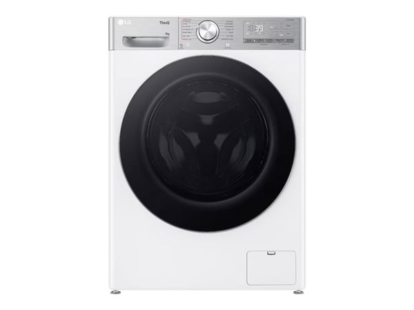 LG F2WR909P3W - Vaskemaskin - Wi-Fi - bredde: 60 cm - dybde: 53.5 cm - høyde: 85 cm - frontileggelse - 9 kg - 1200 rpm - hvit