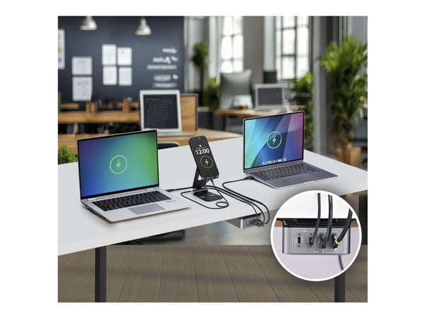 StarTech.com 424DEU-USB-C-CHARGER, Sisätila, AC, 28 V, 1,8 m, Harmaa