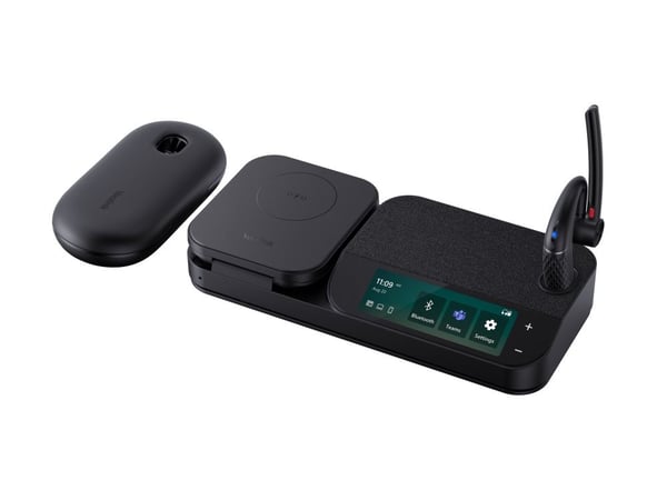 Yealink BH71 Series Workstation Pro - Hodesett - i øret - over-øret-montering - Bluetooth - trådløs - USB-A via Bluetooth-adapter - Certified for M...
