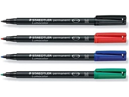 Staedtler Lumocolor foliepennor M 0,8 mm 4 st. (ST1094)