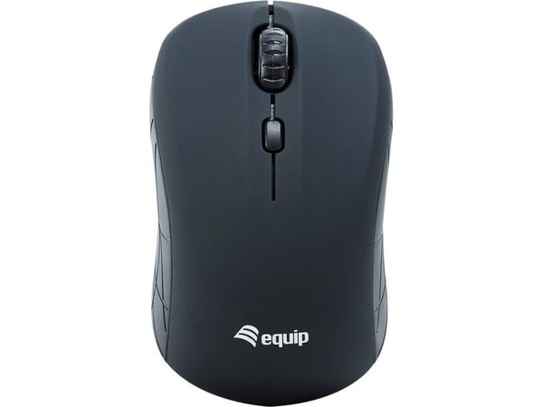 Equip 245108, Ambidekstriøs, Optisk, RF kabel-fri, 1600 DPI, Sort Equip 245108, Ambidekstriøs, Optisk, RF kabel-fri, 1600 DPI, Sort