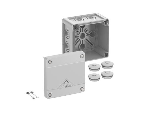 Spelsberg Abox Pro 040-L Jakorasia (P x L x K) 102 x 102 x 70 mm Harmaa IP66, IP67, IP69 1 kpl