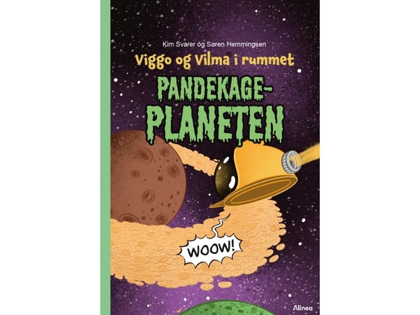 Viggo og Vilma i rommet – Pannekake-planeten, Grønn leselekklubb | Søren Hemmingsen; Kim Svarer | Språk: Dansk