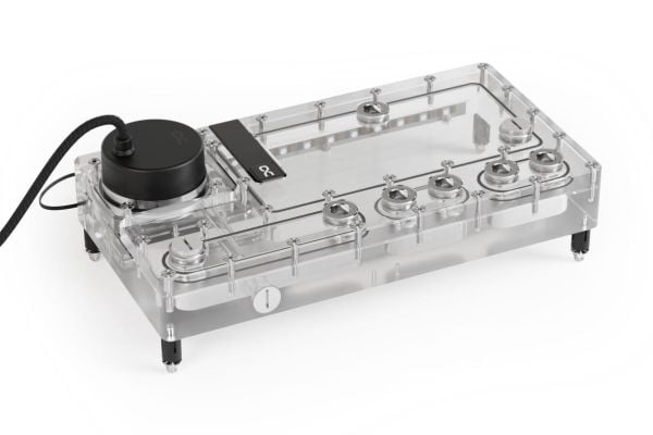 Alphacool 14574, Kylplatta, Akryl, Transparent, 3-Pin JST + 3-Pin, 1/4", 3-stift