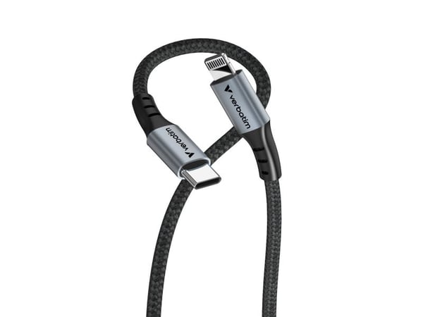 Verbatim 31844, 1,2 m, Lightning, USB C, Hanstik, Hanstik, Lajittelu