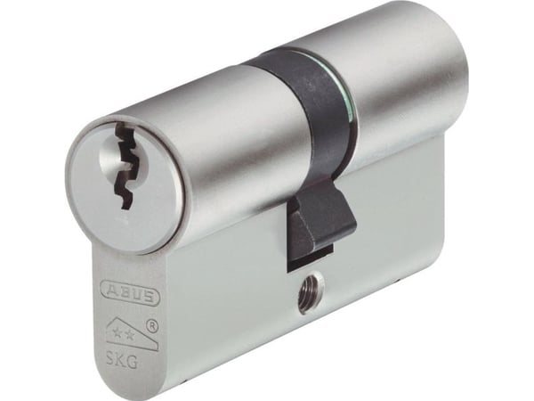 ABUS sylinder 40X50 mm matt nikkel lang 3 nøkler