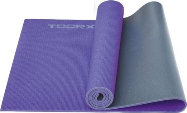 Toorx yogamatte MAT-177 173x60x0,6 lilla/grå