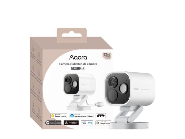 Aqara Camera Hub G5 Pro PoE, hvit, frakoblet