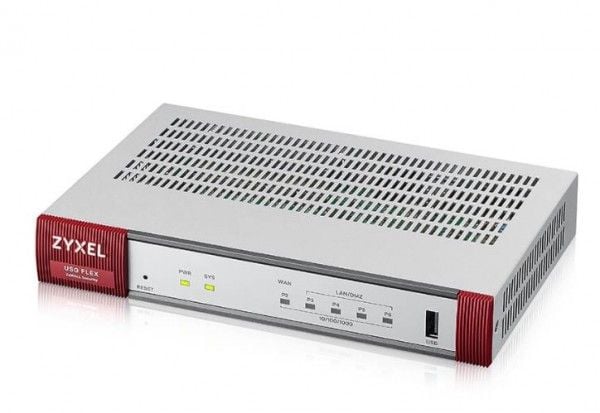 Zyxel USG Flex H Series 50HP - Brannvegg - med 1 års inntrengingsforsvarspakke - 5 porter - 1GbE - skystyring - for Zyxel SFP-1000T, SFP10G-LR, SFP...