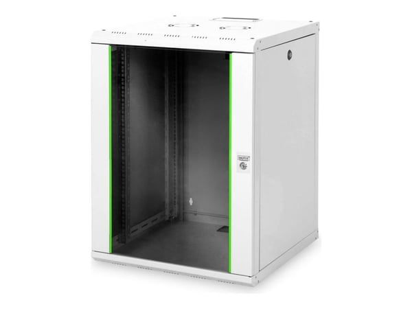 DIGITUS SoHoline DN-19 16U-6/6 - Skåp - väggmontering - grå, RAL 7035 - 16U - 19"