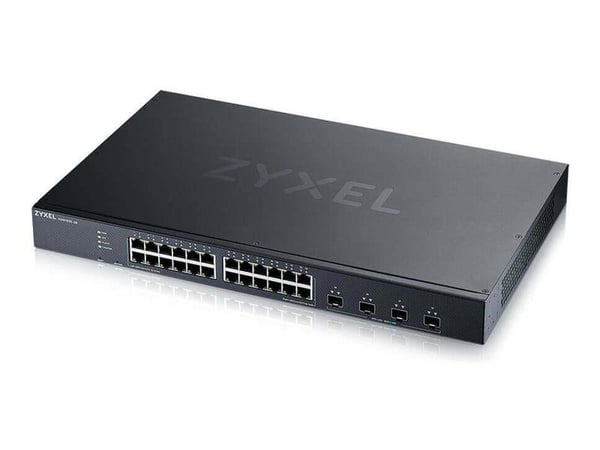 Zyxel XGS1935 Series XGS1935-28 - kytkin - hallittu - L3 Lite - älykäs - 24 x 10/100/1000 + 4 x 10 Gigabitin SFP+ (uplink) - telineasennettava - Zy...