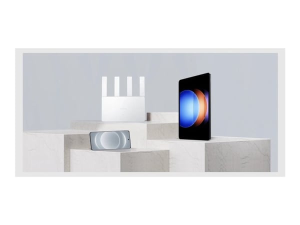 Xiaomi Router BE3600 - Trådløs ruter 4-portssvitsj - Wi-Fi 7, 1GbE, 2.5GbE - WAN-porter: 4 Dobbeltbånd