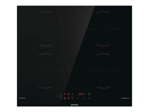 Gorenje GI6401BSCE - Induksjonskomfyrtopp - 4 plater - Nisje - bredde: 56 cm - dybde: 49 cm - svart