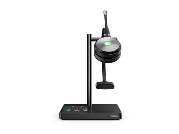 Yealink WH62 Mono UC Kuulokkeet, Langaton, Toimisto/puhelukeskus, 20 - 20000 Hz, 80 g, Kuulokkeet, Musta