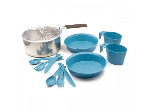 Laken i rustfritt stål kokkesett 16 cm - 2 deler