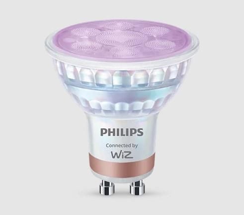 Philips Spot 50 W PAR16 GU10, Wi-Fi/Bluetooth, Wi-Fi 4 (802.11n), 802.11b, 802.11g, LED, GU10, PAR16, Multi