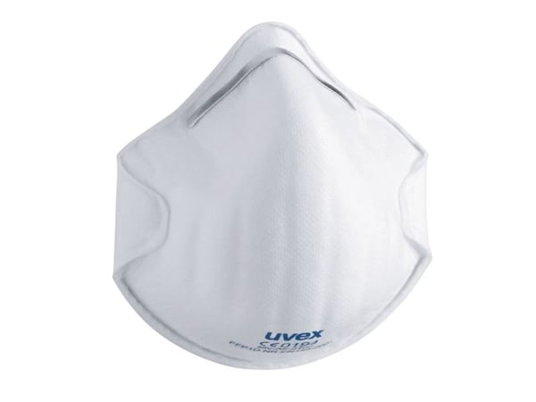 Åndedrætsværn, Uvex Silv-Air 2100, One size, hvid, polyester/PP, FFP1 NR D