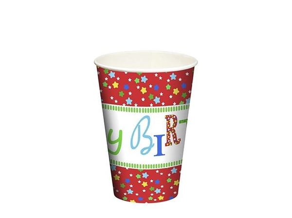 Papstar 88648, 200 ml, Fotoark kartong, Rød, 7 cm, 97 mm, 10 stykker