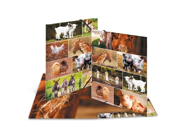 HERMA Sammelmappe A3 Bauernhoftiere, A3, Oppbevaring, Flerfarget