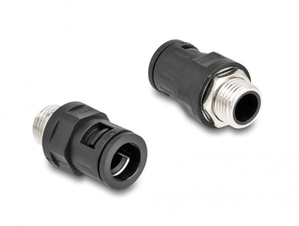 DeLOCK 60453, Liitinliitos, Musta, Messinki, Muovi, M16, 1,15 cm, IP68