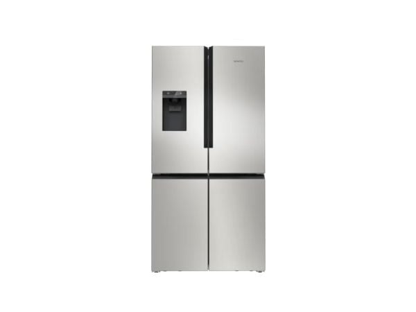 Siemens KF96DPPEA, Frittstående, Fransk Dør, Rustfritt stål, Glass, 574 l, SN-T