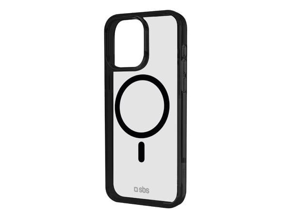 SBS Mag frame, Etui, Apple, iPhone 16 Pro, 16 cm (6.3"), Svart, Gjennomsiktig