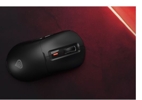 Genesis Zircon 660 Pro - Mus - optisk - 6 knapper - kablet, trådløs - USB-C, 2.4 GHz, USB-A, Bluetooth 5.0 - USB trådløs mottaker - svart